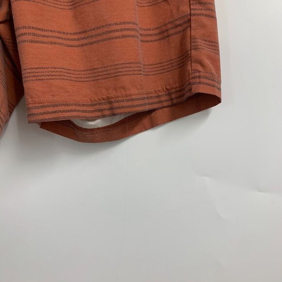 Prana men's  Metric E-Waist Red Clay Stripe 1969451 Boardshort Size S - Picture 5 of 13